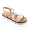 Moda Casual Comfort Pu Sandals de verão